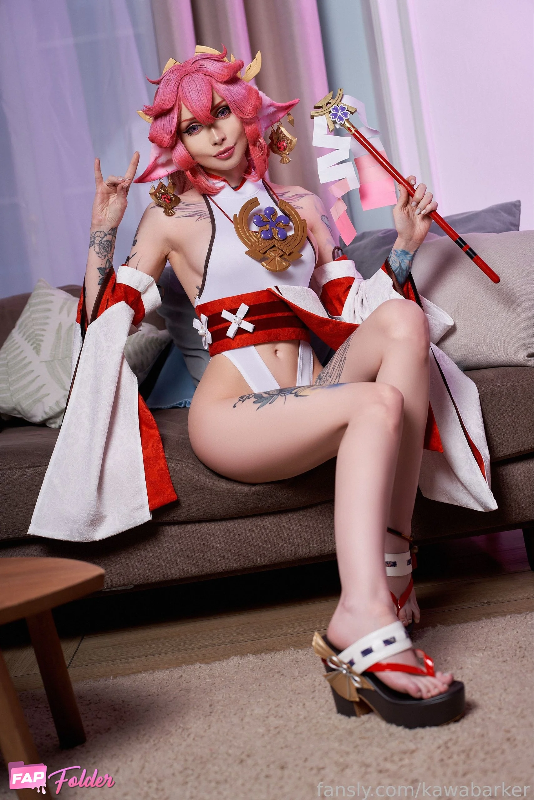 Zirael Rem cosplay nude photo