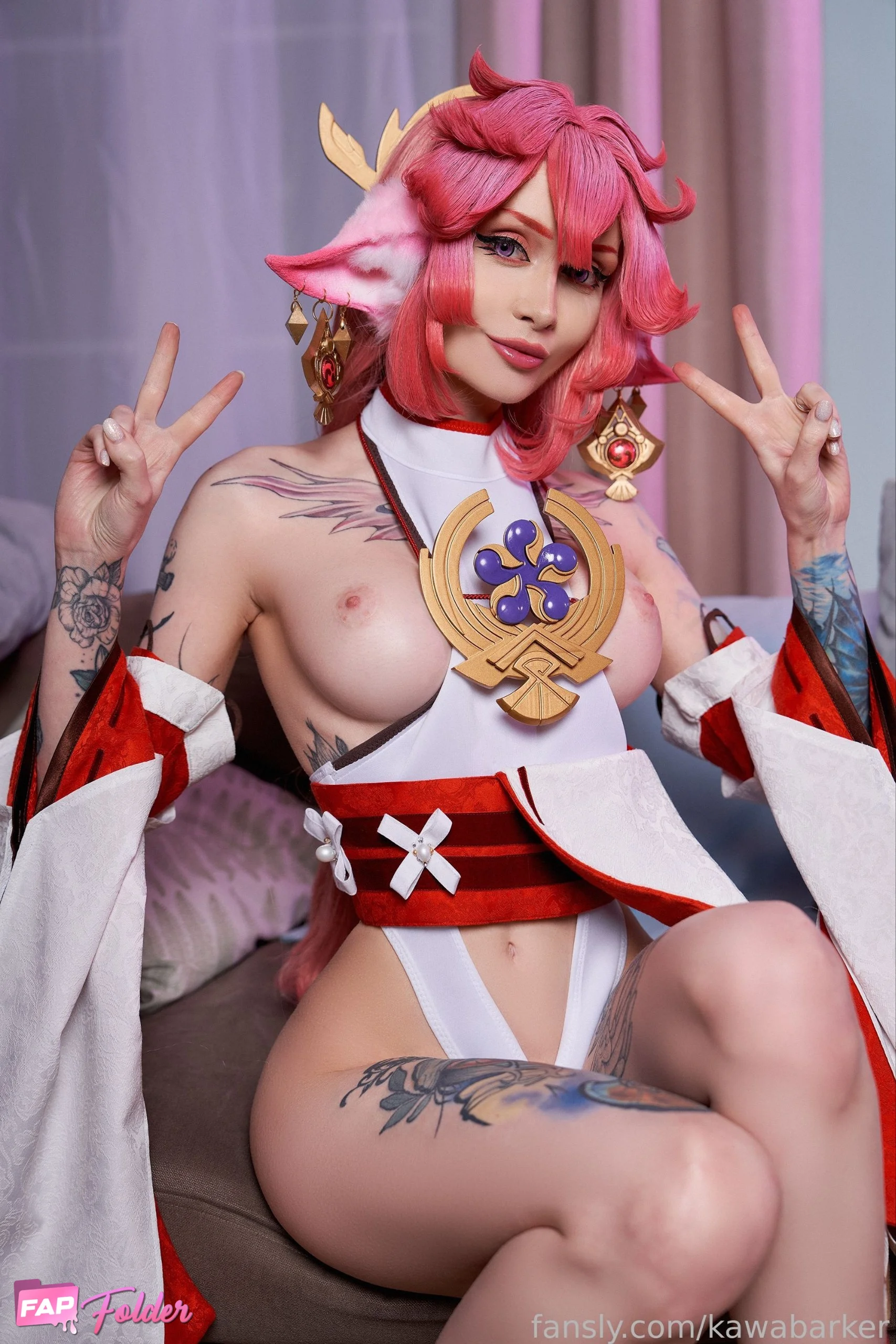 Zirael Rem cosplay nude photo