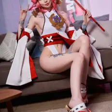 Zirael Rem cosplay nude photo preview 4